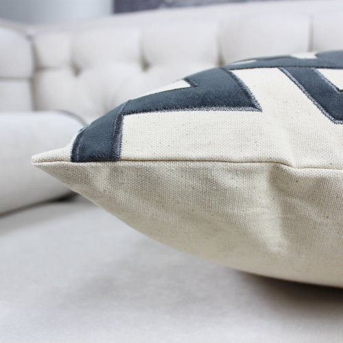 House of Hampton® Mcnair Geometric Cotton Indoor/Outdoor Throw Pillow
